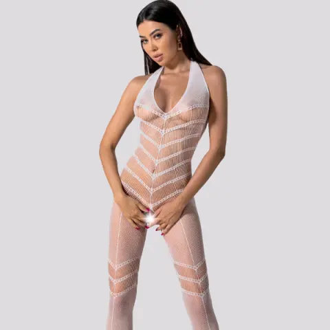 Imagen Bodystocking blanco Passion bs100