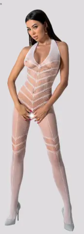 Imagen Bodystocking blanco Passion bs100 3