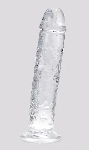 Imagen Dildo gelatina transparente 8.5"  21,5 cm Loving joy