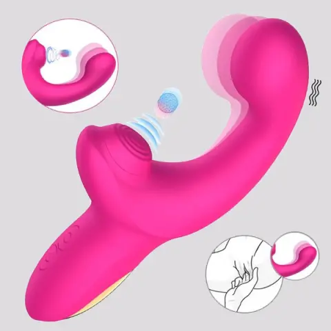 Imagen Vibrador triple funcin finger tapping Volse Action 2