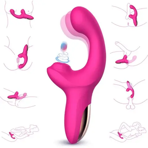 Imagen Vibrador triple funcin finger tapping Volse Action 3