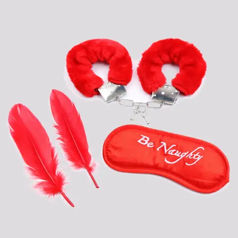 Imagen Kit 4 piezas rojo BDSM Fetish Fever