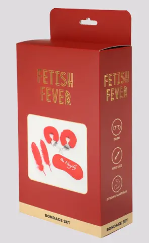 Imagen Kit 4 piezas rojo BDSM Fetish Fever 2