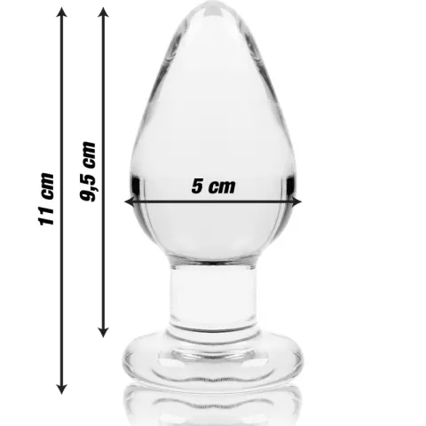 Imagen  Plug cristal borosilicato 5 cm Nebula 03 Ibiza 3