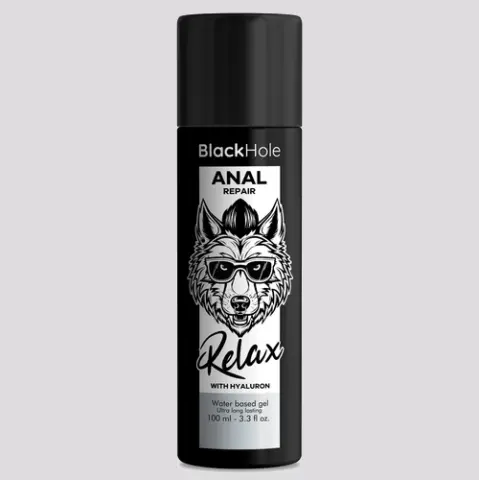 Imagen Lubricante anal repair relax hialurnico Black Hole 100 ml