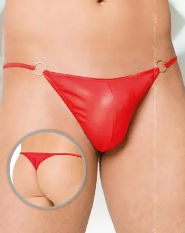 Imagen Tanga hombre rojo wet lock Softline