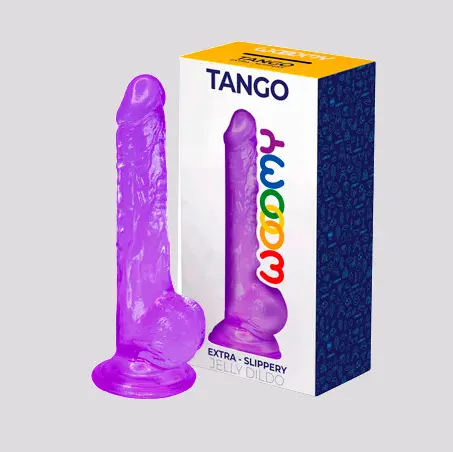 Imagen Dildo gelatina lila  18 cm Tango Woomy 2