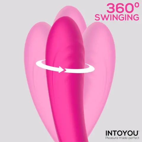 Imagen Lanty Vibrador para parejas con oscilacin 360 y control remoto 4