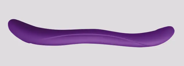 Imagen Dildo doble extremo silicona lila Twoooney 35 cm