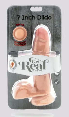 Imagen Pene realstico con ventosa Get Real 7 " 2