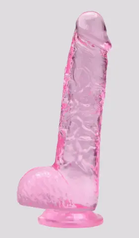 Imagen Dildo gelatina rosa 7"  19 cm Loving joy 2