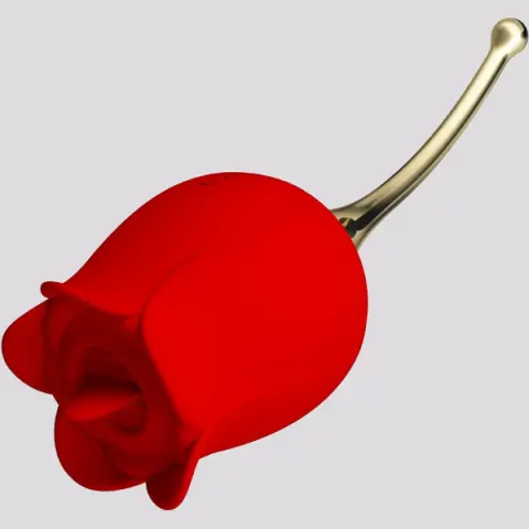 Imagen Vibrador varilla y lengua lamedora Rose Pretty Love 2