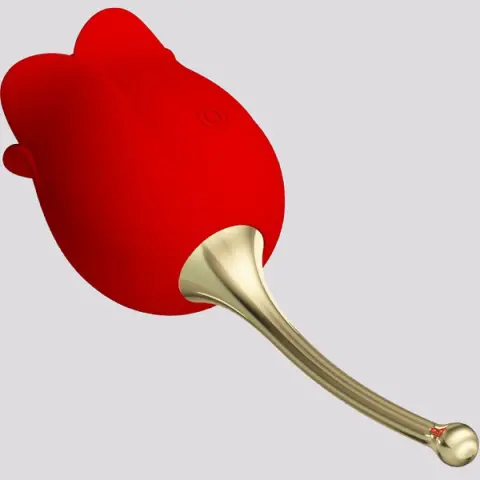 Imagen Vibrador varilla y lengua lamedora Rose Pretty Love 3