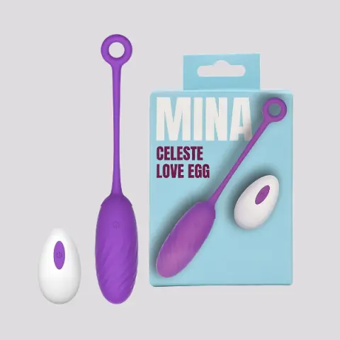 Imagen Huevo vibrador recargable control remoto Mina lila Loving Joy