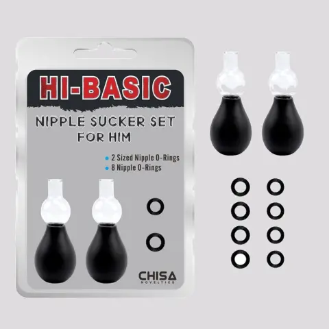 Imagen Succionador  pezones y anillos negro para el