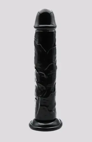 Imagen Dildo gelatina negra 7.5"  20 cm Loving joy