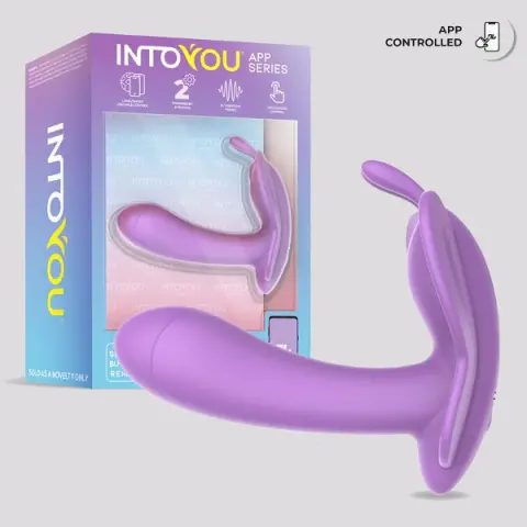 Imagen Vibrador mariposa Wingy con App Intoyou  2
