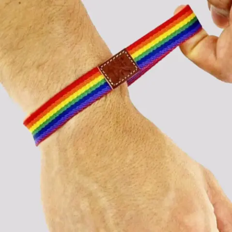 Imagen Pulsera elstica LGTB 