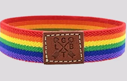 Imagen Pulsera elstica LGTB  2