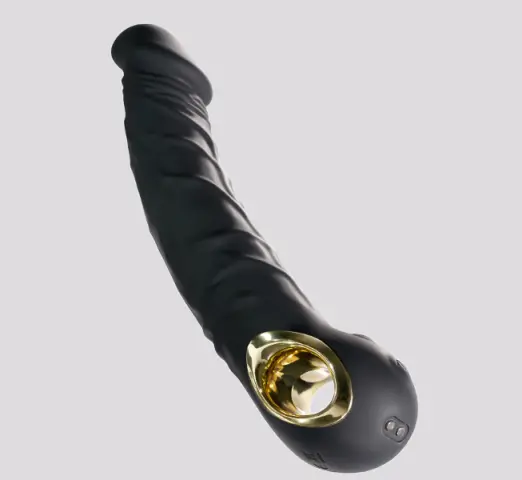 Imagen Pene vibrador silicona negro flexible recargable  Magnus Crushious 4