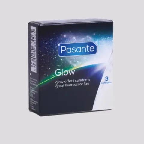 Imagen Preservativos fluorescentes Pasante 3 unidades