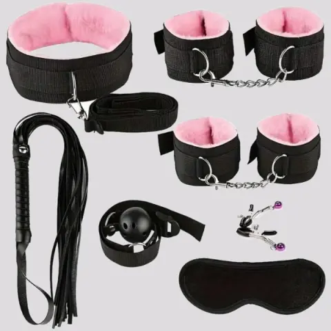 Imagen Kit 8 piezas Hidden desiree forro rosa 2