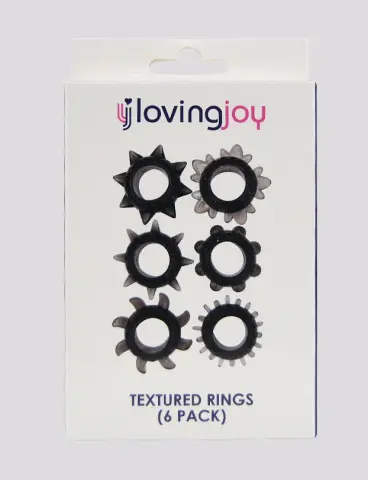 Imagen Set 6 anillos gelatina estrella loving Joy 2