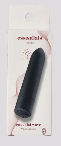 Imagen Bala vibradora recargable negra Essential  wave Virgite