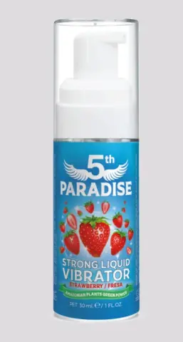 Imagen Vibrador lquido  Fresa 5TH Paradise 30 ml