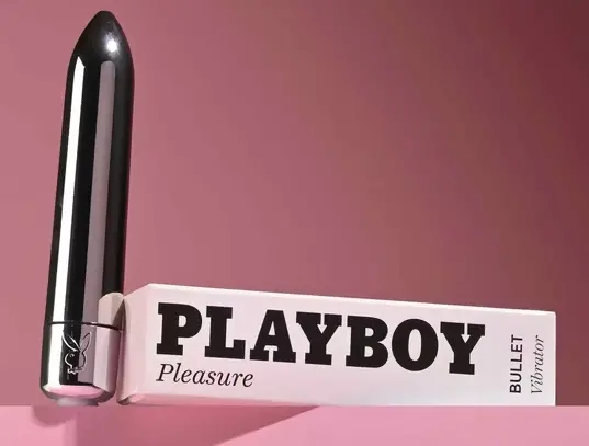 Imagen Bala vibradora plateada playboy