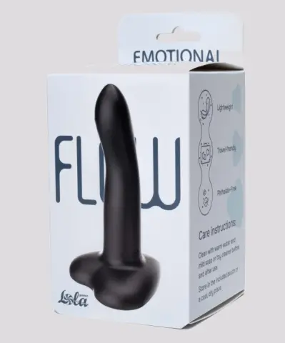 Imagen Dildo negro silicona Flow  Emotional Lola