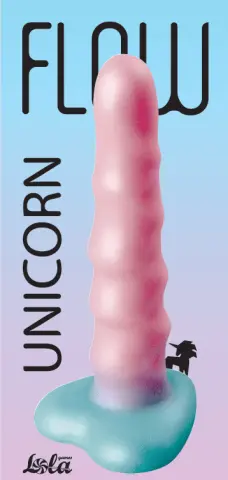 Imagen Dildo rosa silicona Flow  Unicorn Lola