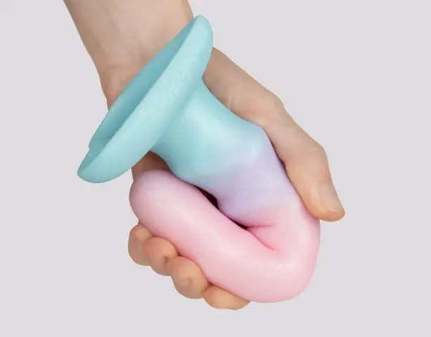 Imagen Dildo rosa silicona Flow  Unicorn Lola 3