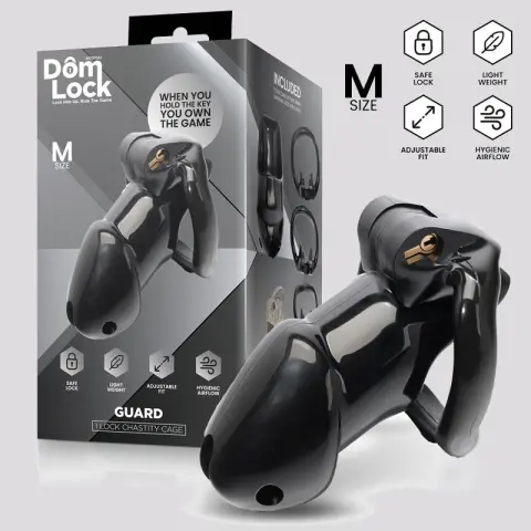 Imagen Jaula de castidad hombre candado interno M Dom Lock