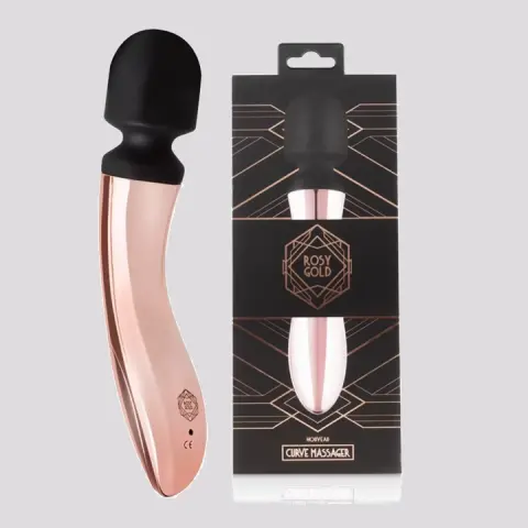 Imagen Masajeador recargable  curvado  Rosy Gold