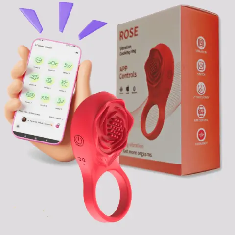 Imagen Anillo vibrador recargable control remoto  App Tose Arcade X