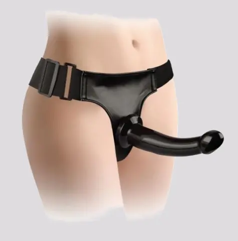 Imagen Arnes dildo  negro Magic 19 cm