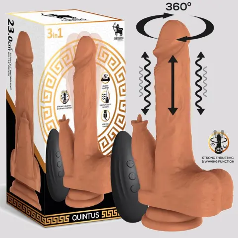 Imagen Quintus Dildo con Vibracin, Thrusting ,Waving 360 y estimula cltoris