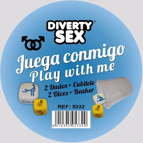 Imagen Cubilete Chicos GAY 2 dados posturas/lugar