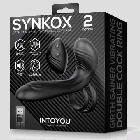 Imagen Synkox doble anillo recargable engrosador control remoto Intoyou 3