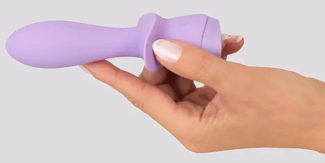 Imagen Mini vibrador anal Cuties recargable lila 2