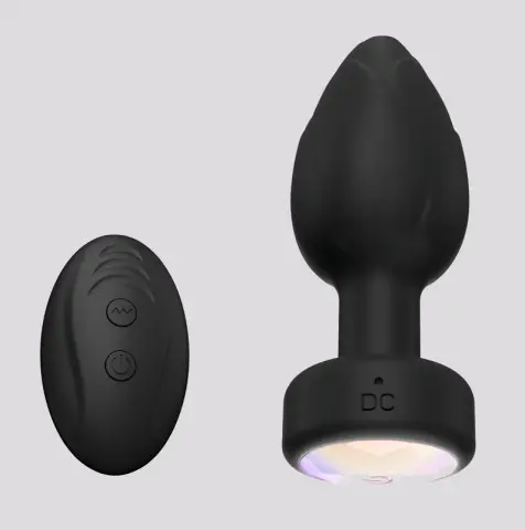 Imagen Plug vibrador y luz control remoto silicona Toosh 2