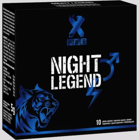 Imagen Night legend 10 c�psulas hombre estimulaci�n r�pida