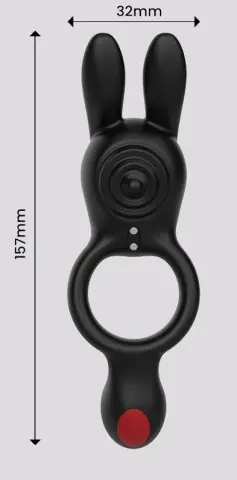 Imagen Konny doble anillo recargable control remoto 4