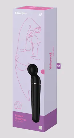 Imagen Masajeador recargable planet Wand-er Satisfyer negro 2