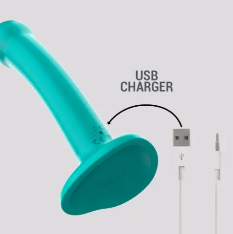 Imagen Dildo vibrador turquesa control remoto Intense Katy 4