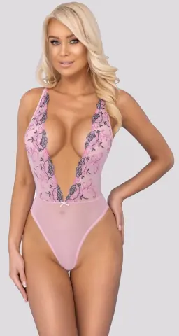 Imagen Body rosa floral Kissable L/XL