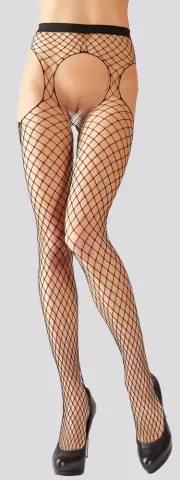 Imagen Panty abierto red negro   Cottelli S/L