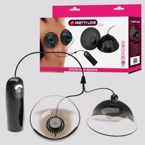 Imagen Masajeador de pechos y pezones rotatorio Joslyn Pretty Love