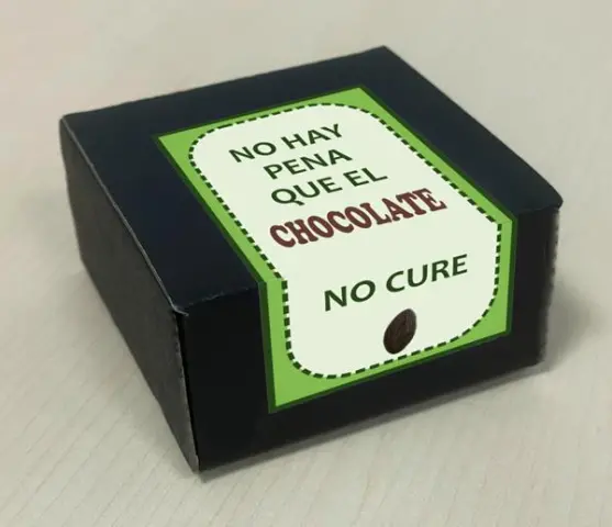 Imagen Caja de 8 bombones chocolate forma de vagina